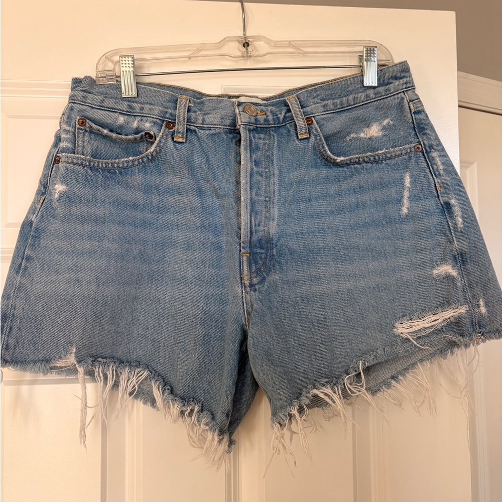 Agolde Parker Long Jean Shorts